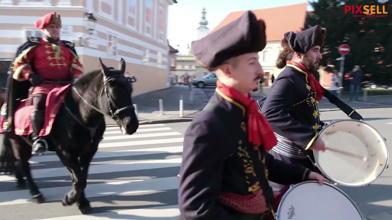 Zagreb: Tradicionalna smjena straže Kravat pukovnije