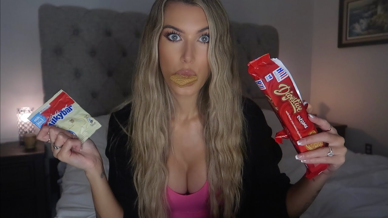 ASMR trying BRITISH treats🍬wrapper, chewing sounds