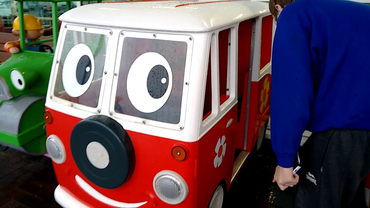 Red Camper Van Kiddie Coin Ride by Jolly Roger