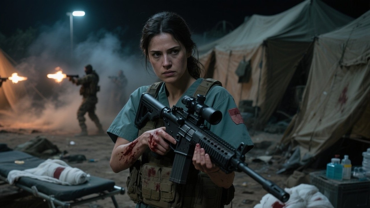 No One Realized the Night Nurse Was a SEAL Sniper — Until Insurgents Attacked the Field Hospital