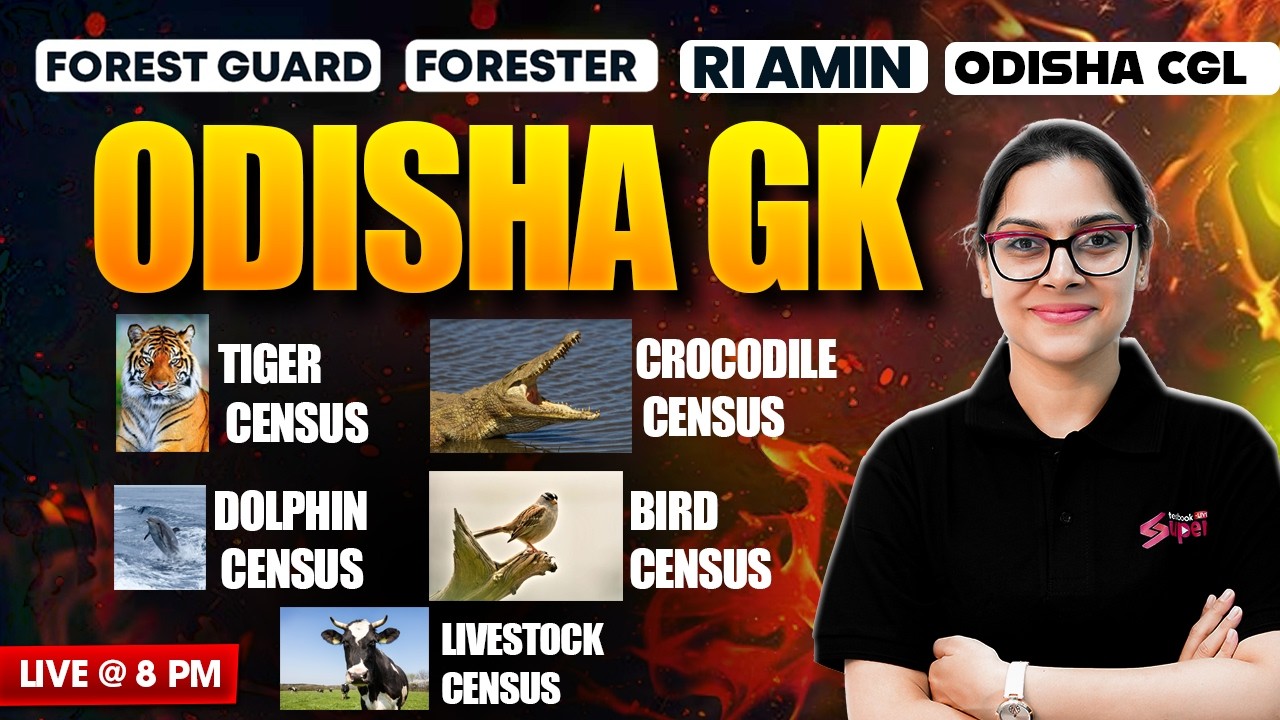 Odisha GK  | Odisha Census for OSSC CGL, RI AMIN Mains, Odisha Forest Guard 2026 | Sai Ma'am