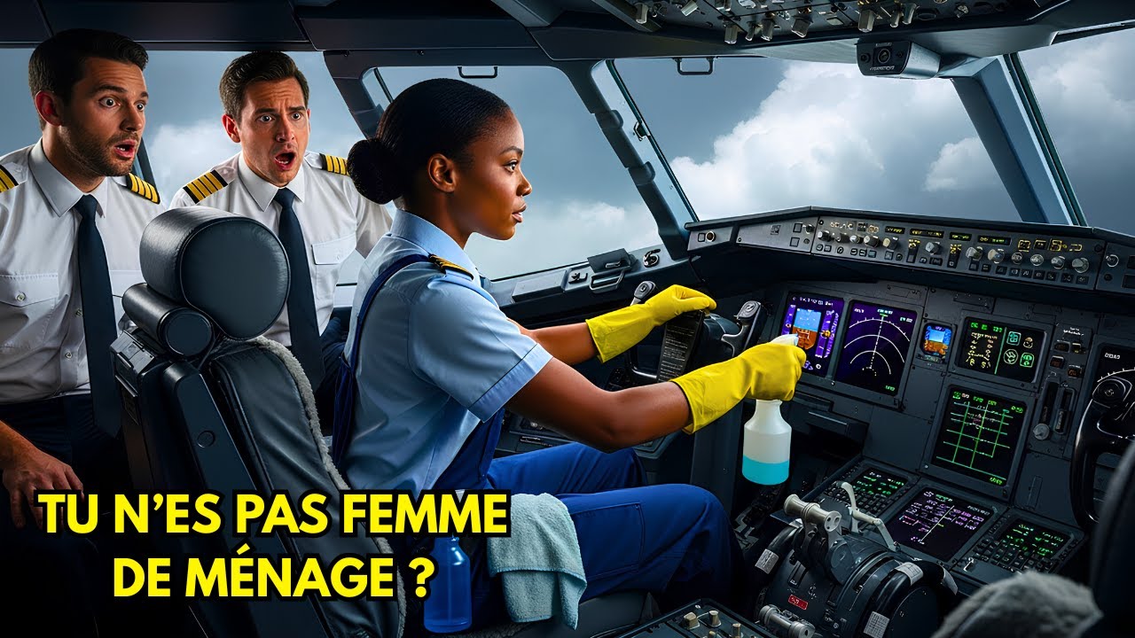 Elle N’était Qu’une Femme de Ménage Noire — Mais Quand l’Avion a Paniqué, Elle a Pris le Contrôle...