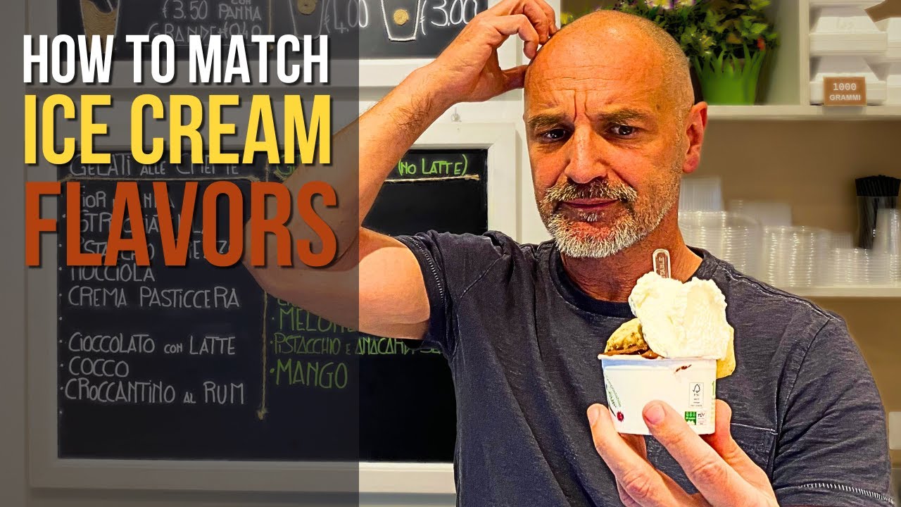How to Match Ice Cream Flavors Like Italians #gelato #foodpairing #italiandessert