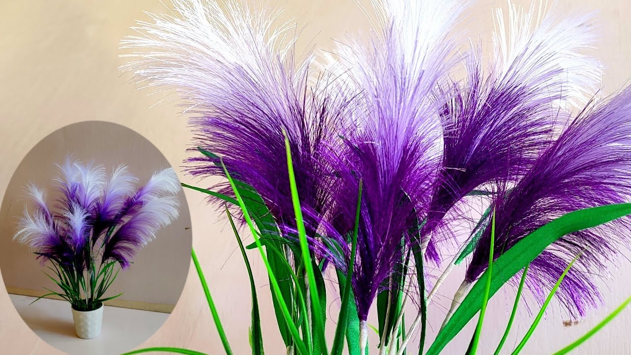 satin ribbon reeds flowers | flower making | ribbon flowers | easy Craft | satin ribbon crafts | DIY