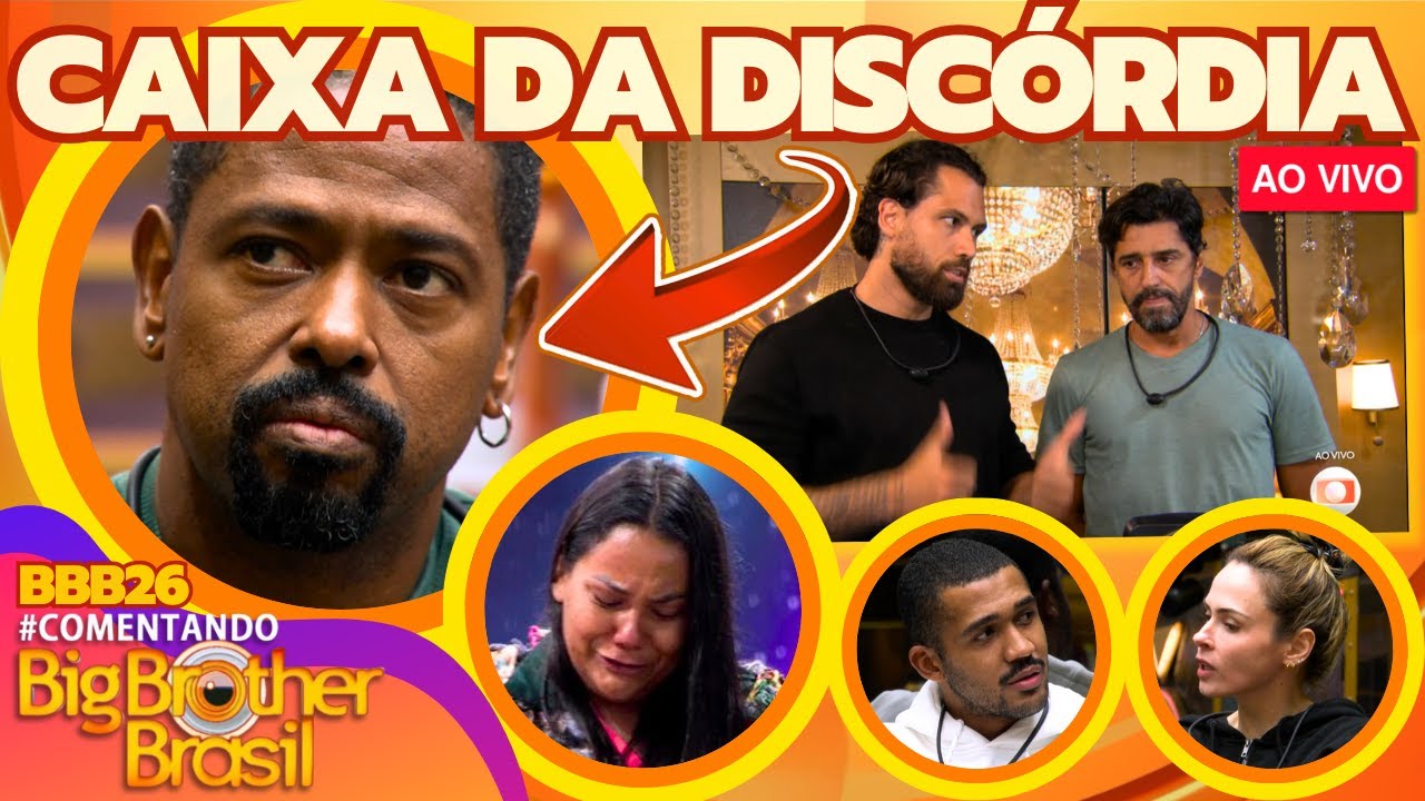 🔴BBB26: CAIXAS SURPRESA AO VIVO, UM SERÁ EMPAREDADO AGORA NA DINÂMICA, TRETA MILENA E ANA X MATHEUS