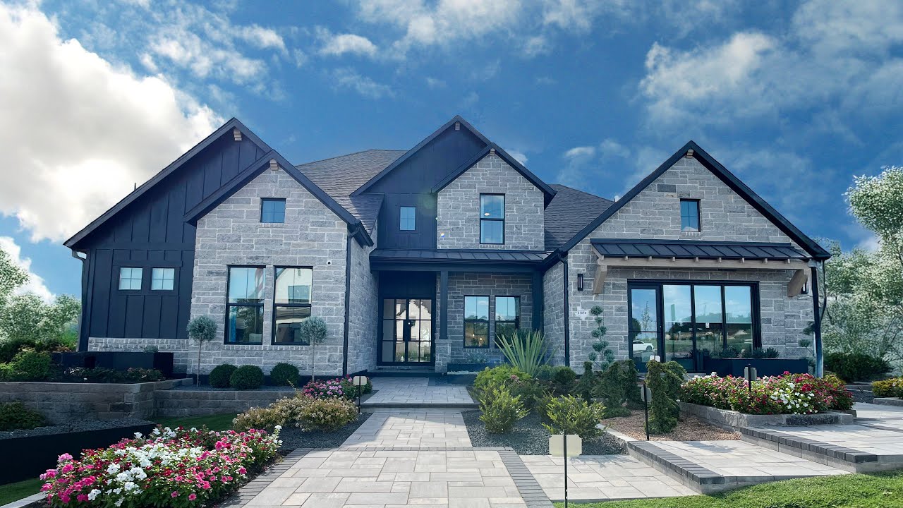 5000+ sq ft Grantley plan built by Drees Custom Homes in Wolf Ranch in Georgetown, TX | Lynmar IV