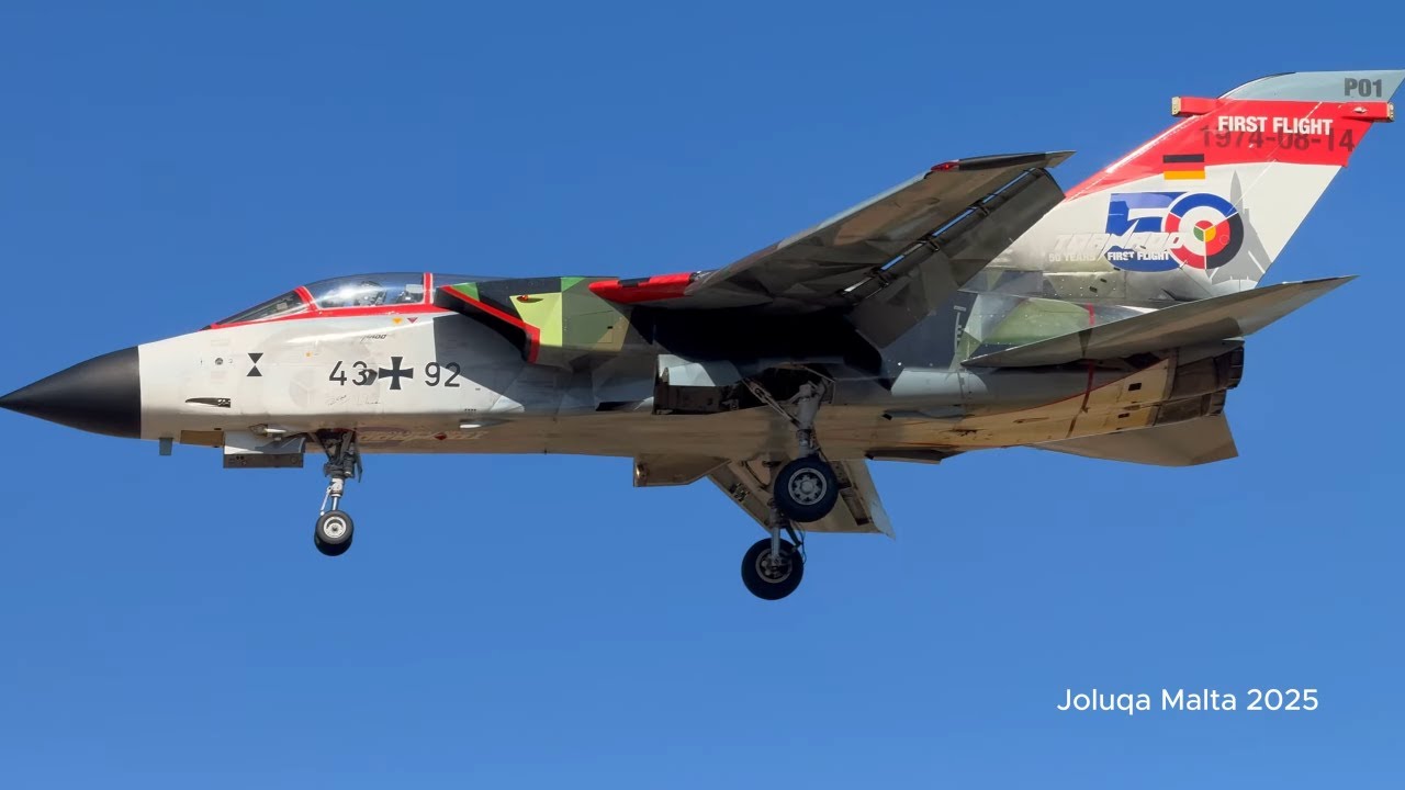 Malta International Air Show 2025 | Military Aircraft Arriving | Original Sound.#joluqamalta