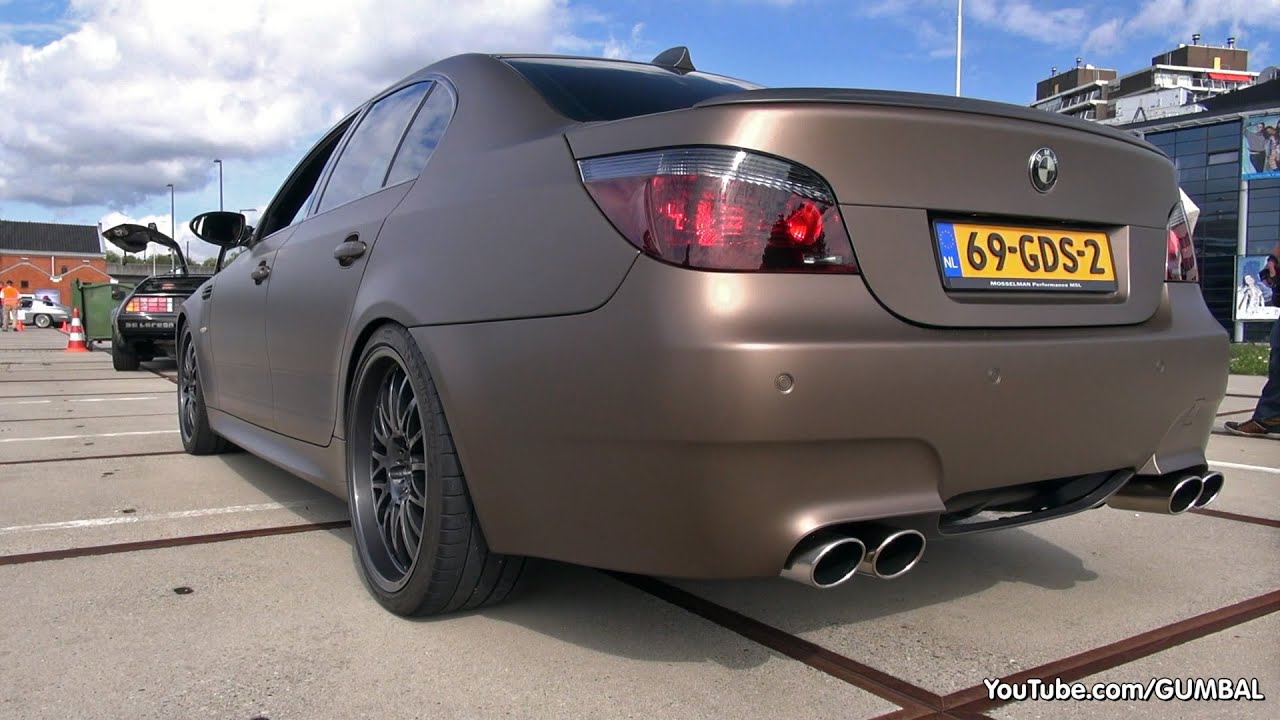 BMW E60 M5 V10 w/ Custom X-Pipe + HMS Exhaust System!