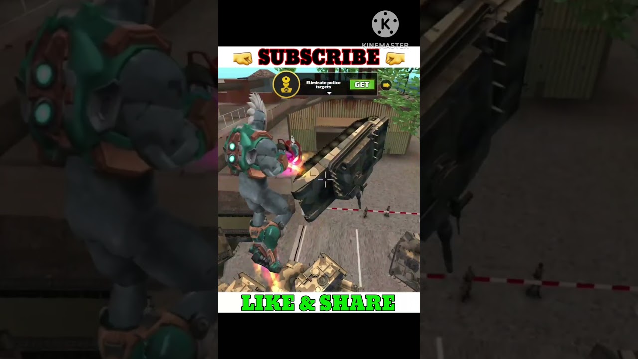 ROPE HERO VICE TOWN :-( endless tank 🚒 )-: #ropeherovicecity #short