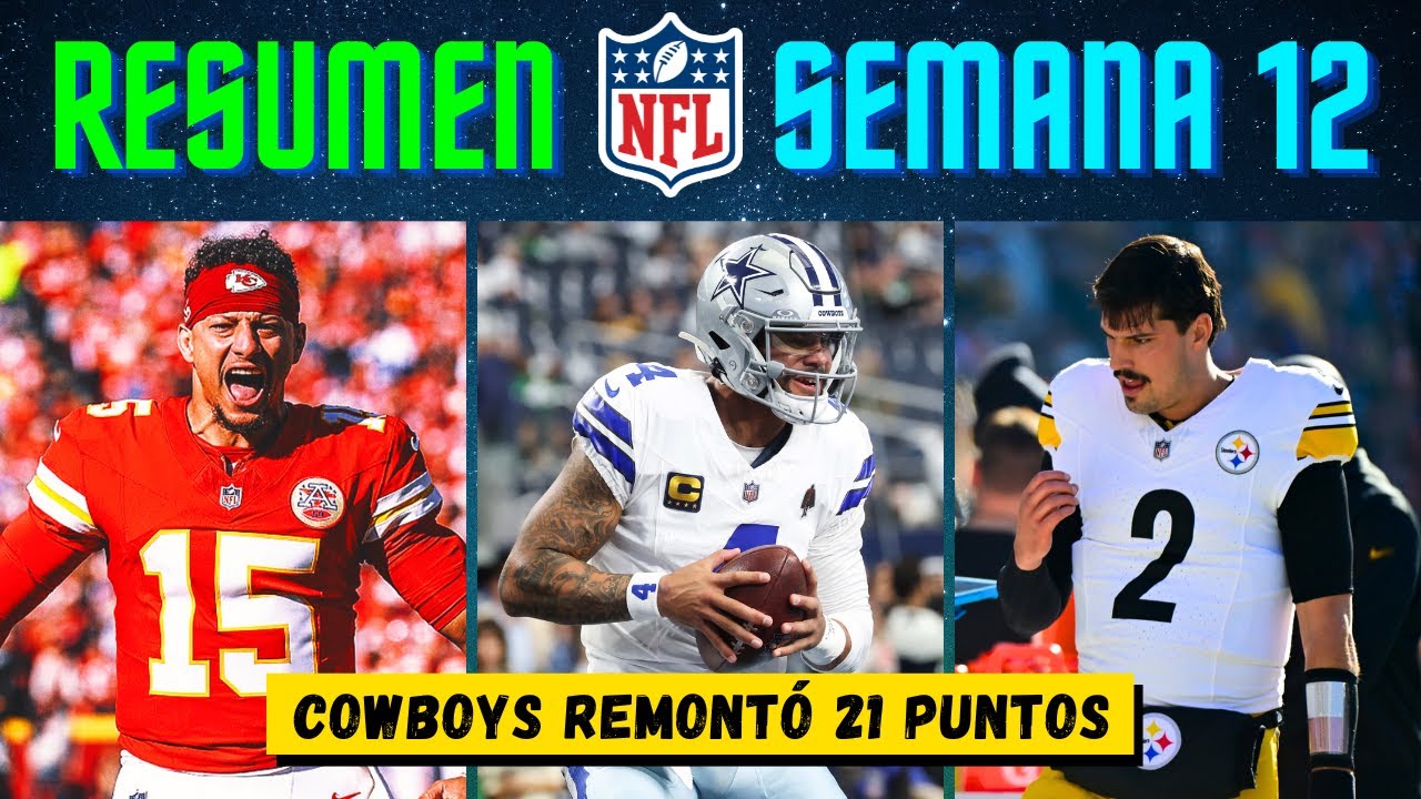 RESUMEN: &iquest;Qu&eacute; pas&oacute; en Semana 12? NFL 2025