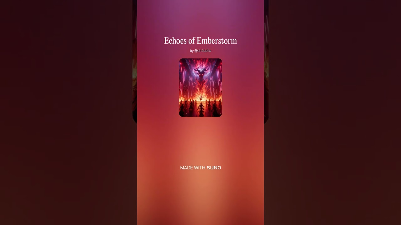 Echoes of Emberstorm #sunoai #music #spacemusic #electronicmusic #newmusic #technodance #technomusic