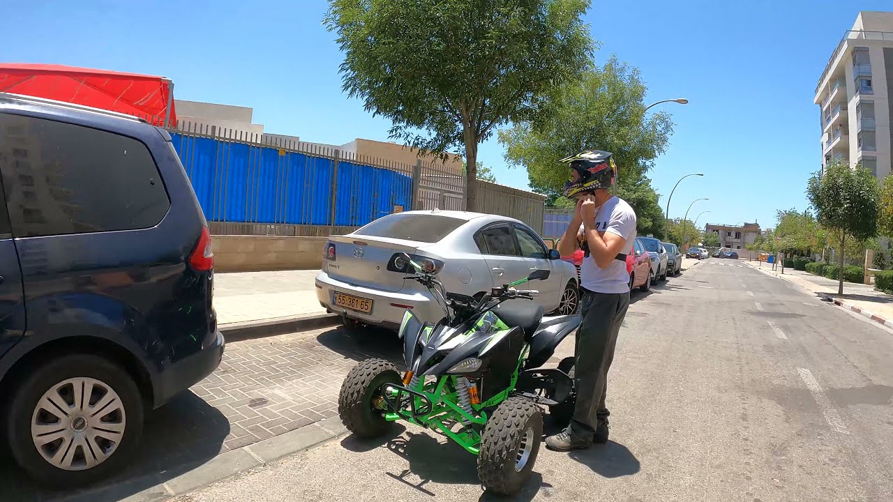 איך מורידים טרקטורון מקומה 7 + התרשמות אורח מרכיבה על הטייגר  2 המשופר