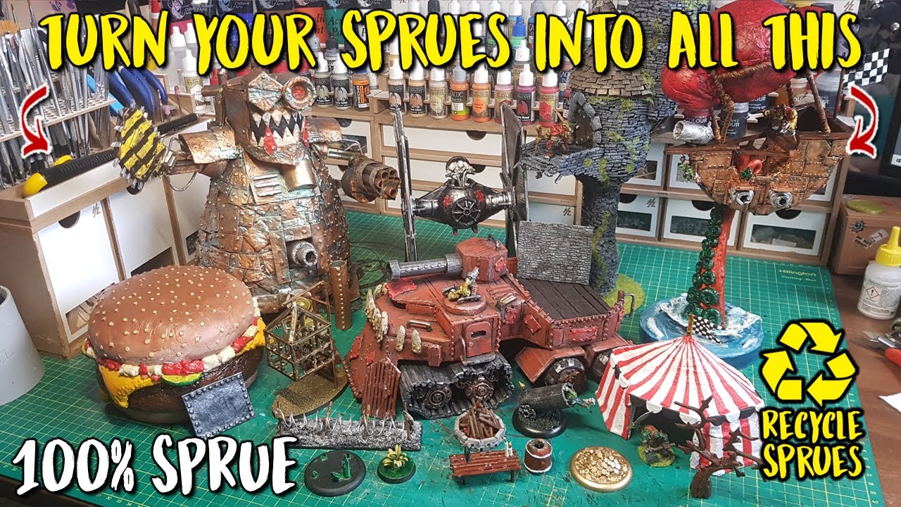 Top 40 Uses for Warhammer 40k Sprues - Mega Compilation