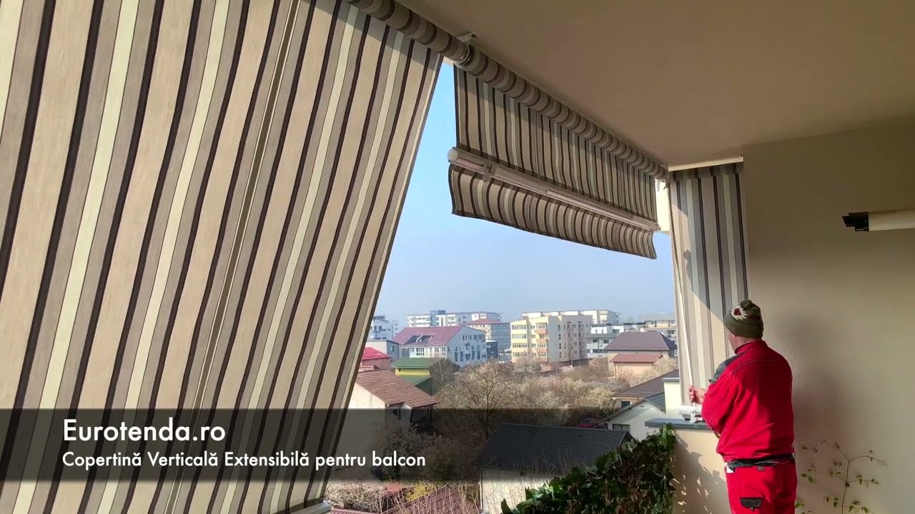 Copertină Balcon - pentru Umbrirea Balconului în perioada de vară - Copertina Retractabilă