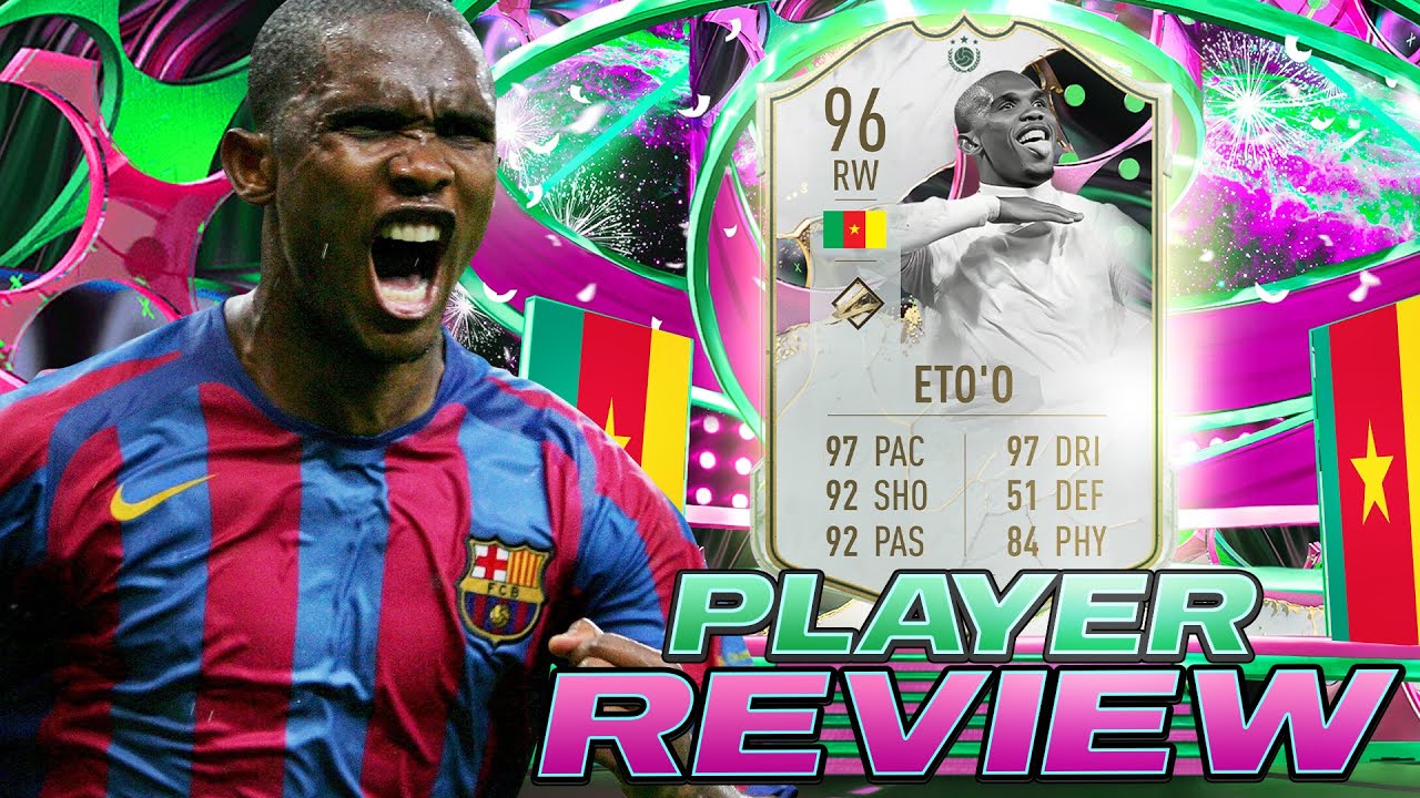 😳96 SHAPESHIFTERS ICON SAMUEL ETO'O PLAYER REVIEW - FIFA 23 ULTIMATE TEAM