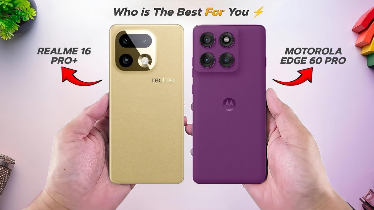 Realme 16 Pro Plus против Motorola Edge 60 Pro — какой из них лучше подойдет именно вам? ⚡