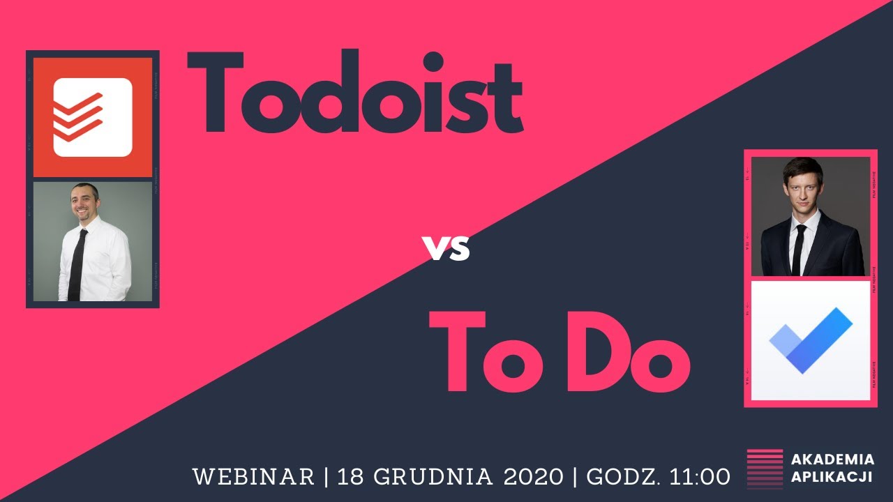 Todoist vs To Do. Pojedynek na zadania | Webinar | Nagranie