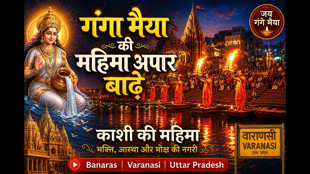 Banarasi Bhajan – महिमा अपार बाढ़े | Ganga Maiya & Kashi Deities | Banaras | Varanasi | Uttar Pradesh