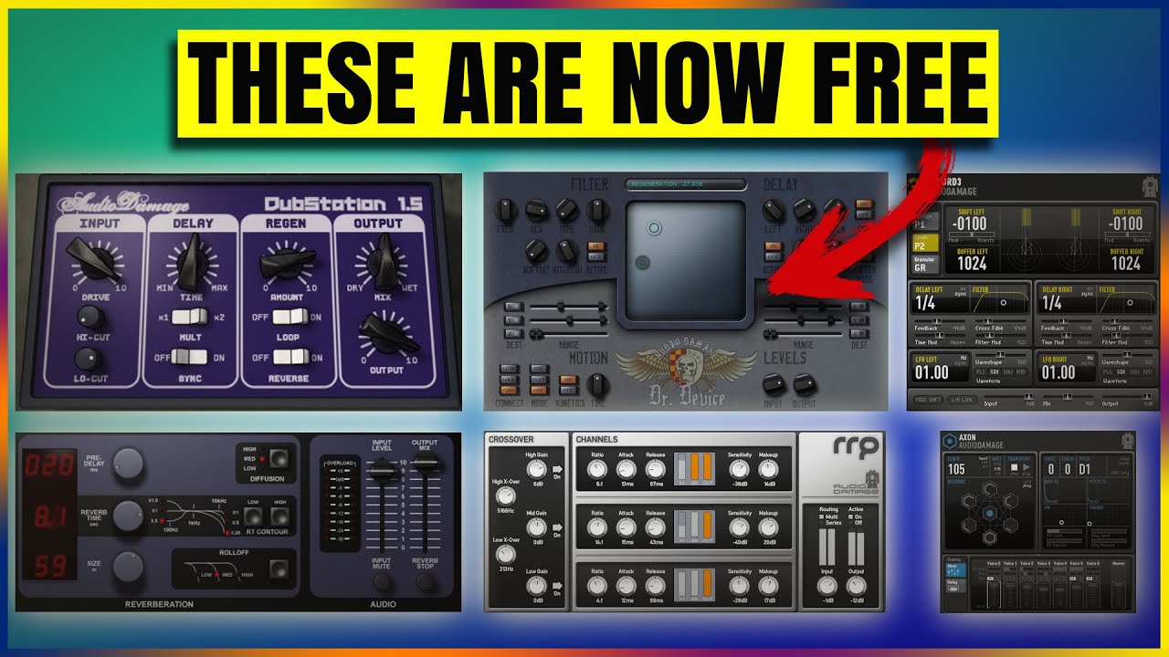 30 Free VSTs From Audio Damage