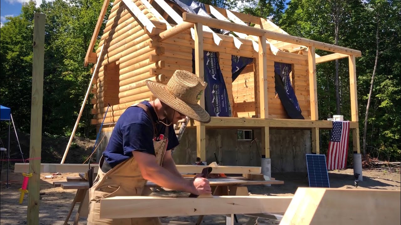 The rafter beams are finally finished