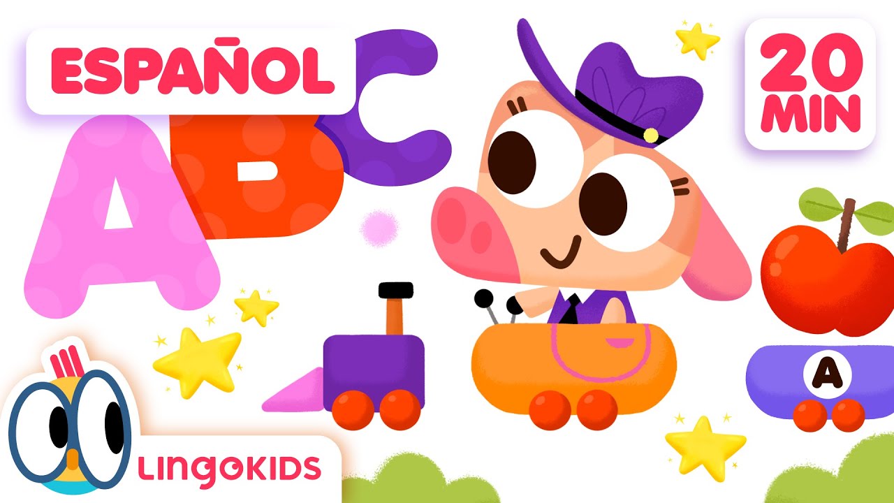CANCIÓN DEL ABC 🔤🎶 y Más Canciones Infantiles | Lingokids en Español