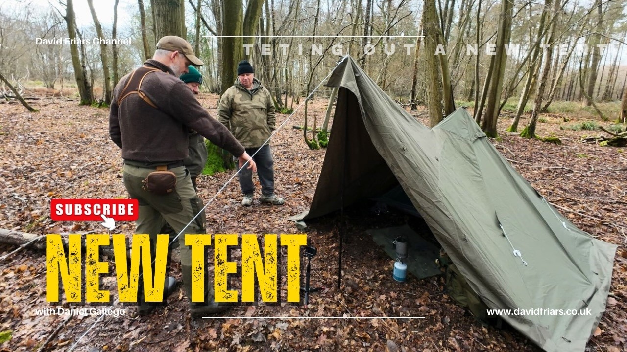 New Tent Testing Out - Misty Day In The Woods - Ray Mear Pack - Pan Cakes