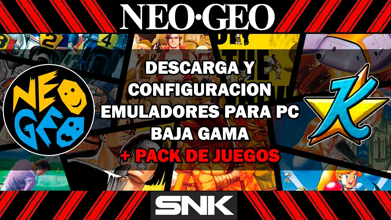 EMULADORES DE NEO*GEO PARA PCs  DE BAJA GAMA - CONFIGURACION + PACK DE JUEGOS - RECOMENDACION - 2025