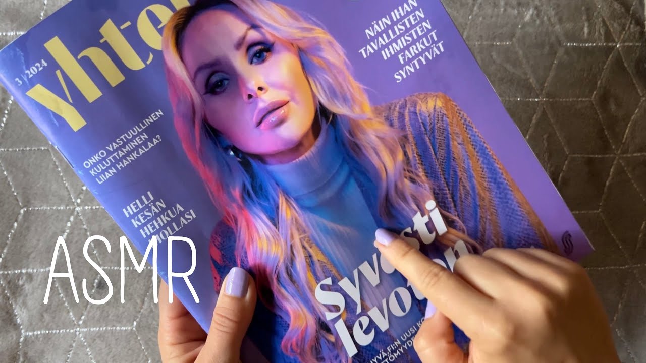 ASMR SUOMI - lehden selailu 🪻