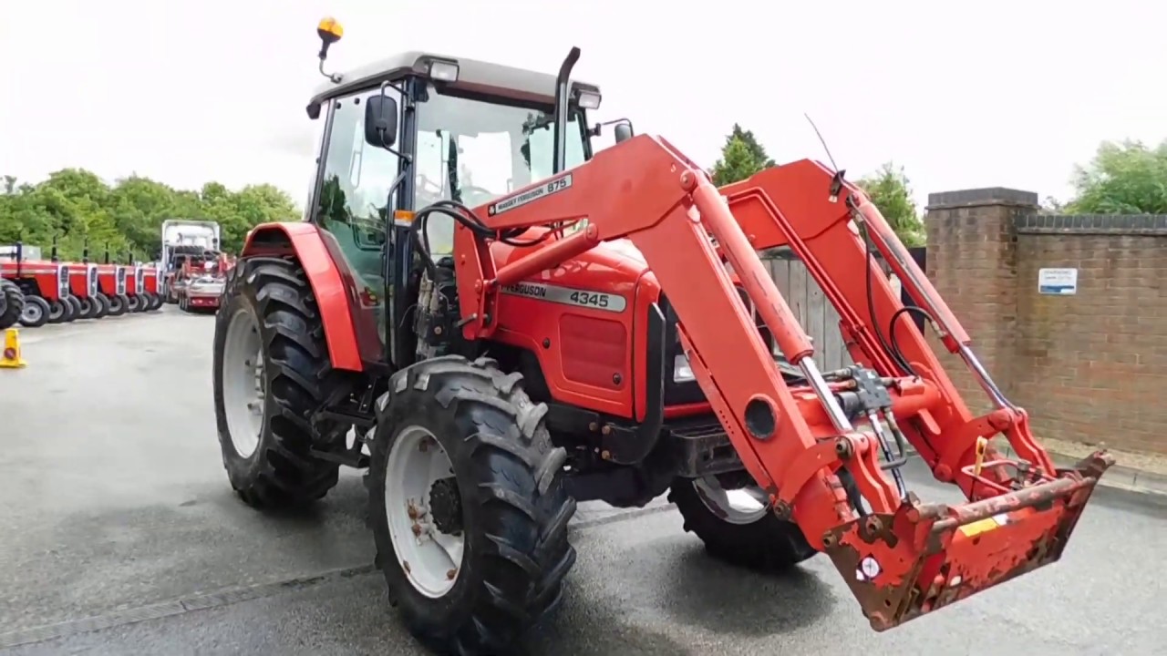 MASSEY FERGUSON 4345 TRACTOR & MF LOADER WALKROUND VIDEO