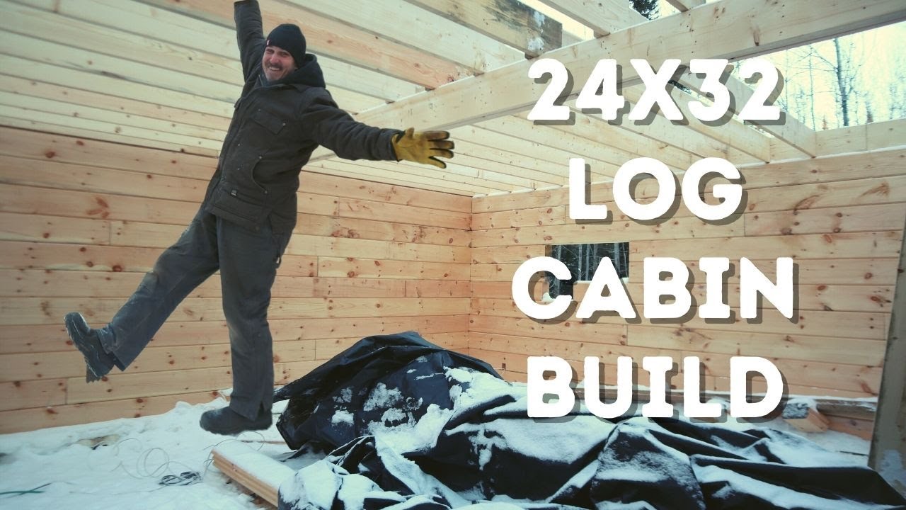 2 Story Log Cabin Build | Adding the Second Floor Joists