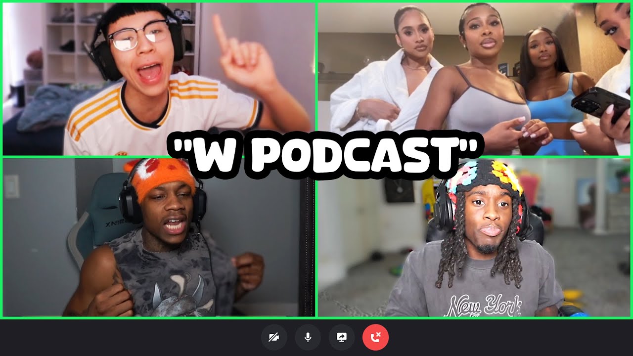 W Podcast #2 w/ Kai Cenat, Tylilshow & Jayda Wayda