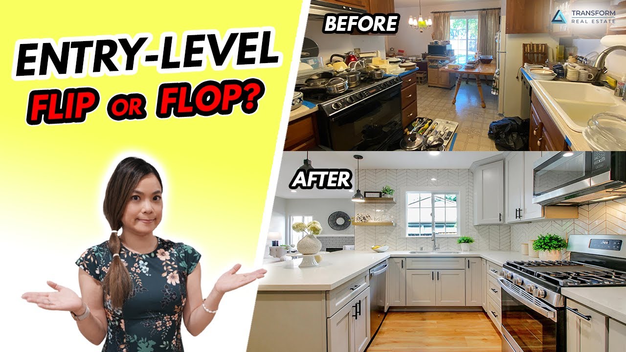 Entry Level House Flip Before and After - Ranch Style Home Tour, 50 Year Old Home Remodel