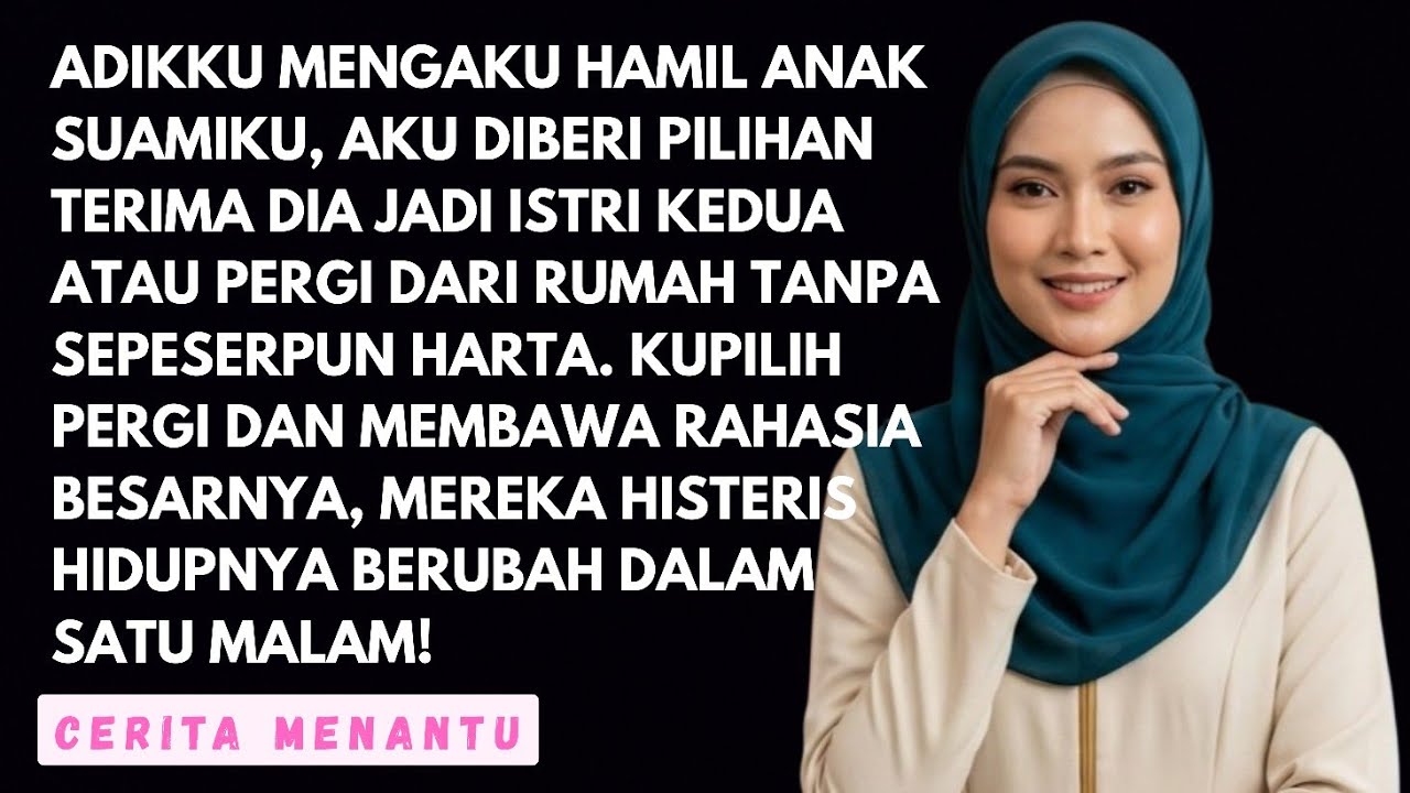ADIKKU MENGAKU HAMIL ANAK SUAMIKU, MEREKA HISTERIS HIDUPNYA BERUBAH SEMALAM KARENA..