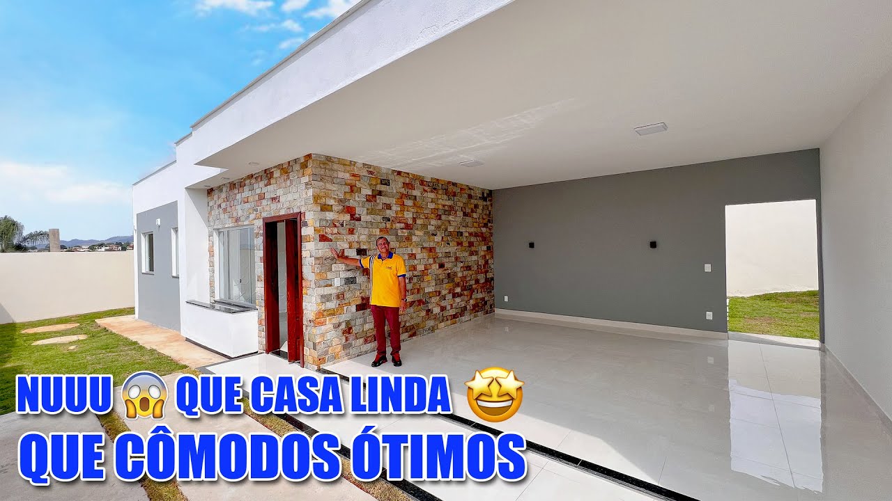 É pra aplaudir de pé essa maravilhosa casa com 150 metros e acabamento impecável l R$430.000,00