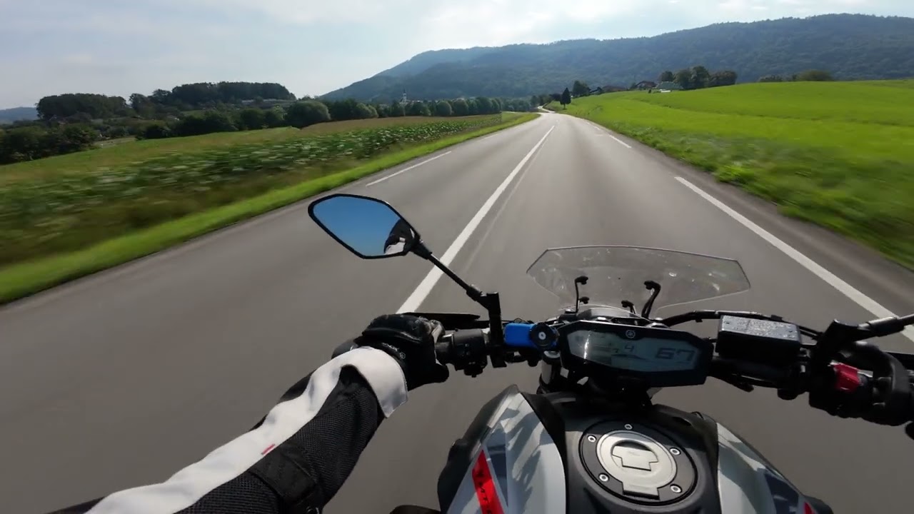 Yamaha MT-07 POV Motorcycle Ride 4K | Daily Commute in Slovenia