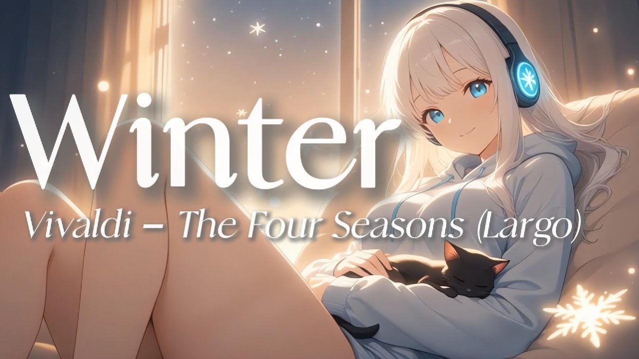 Winter ☃️ The Four Seasons, 2nd Mvt | Vivaldi – Gentle Classical Music for Sleep & Stress Relief
