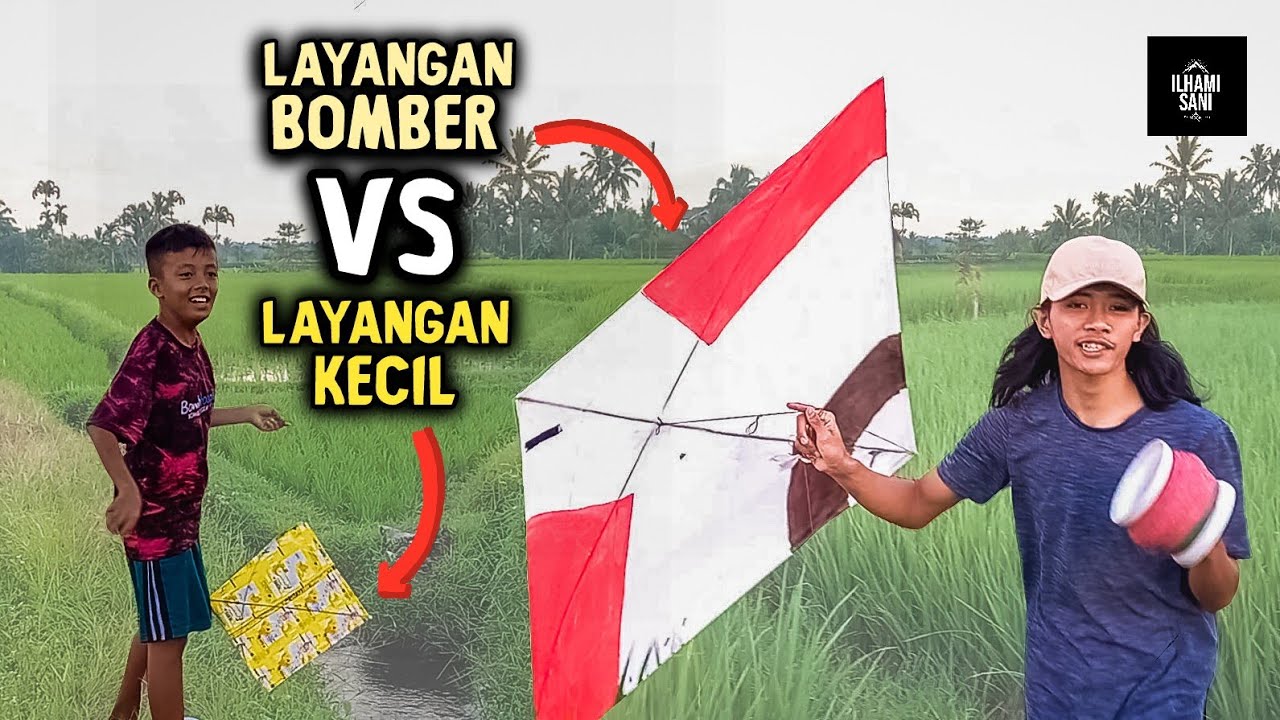 Duel Adu Layangan | Layangan Bomber VS Layangan Kecil!!!