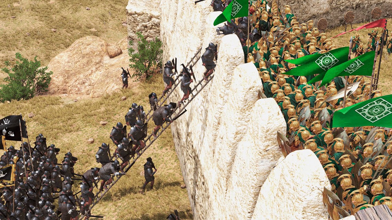 500 Orcs Siege the Elves – LOTR Mod Battle | Mount & Blade 2