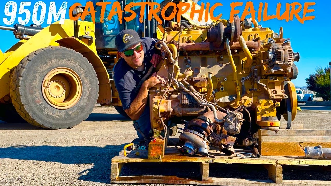 CAT 950M ENGINE CATASTROPHIC FAILURE DIAGNOSIS C7.1