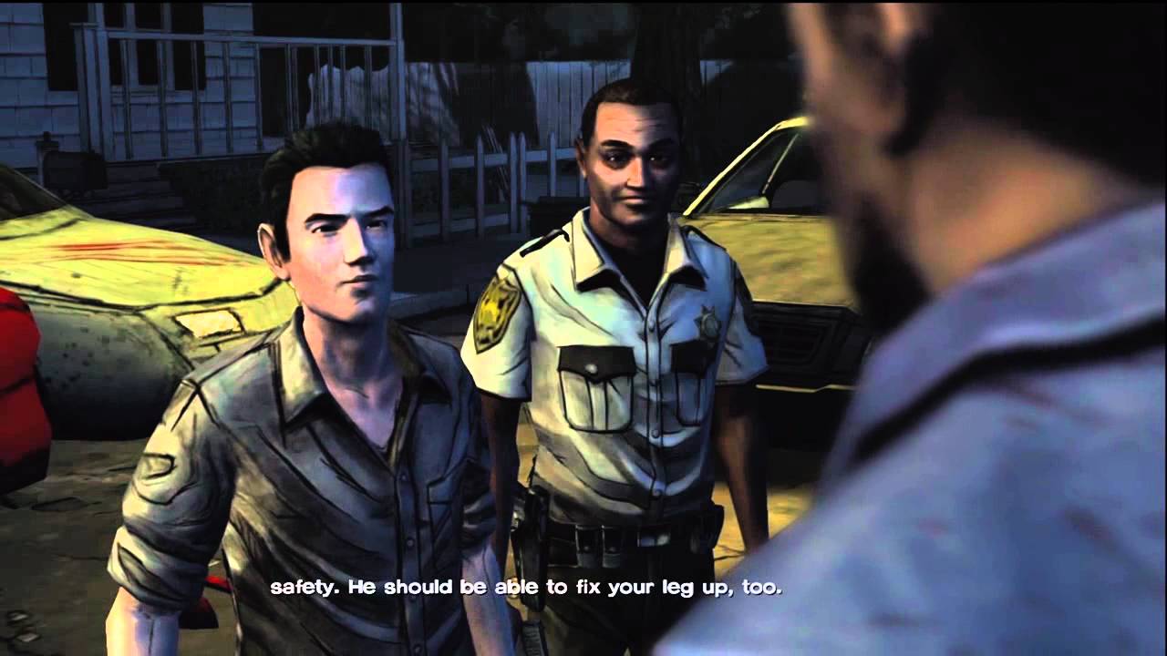 Lee and Clementine Choose to Travel at Night - The Walking Dead Episode 1 - A New Day