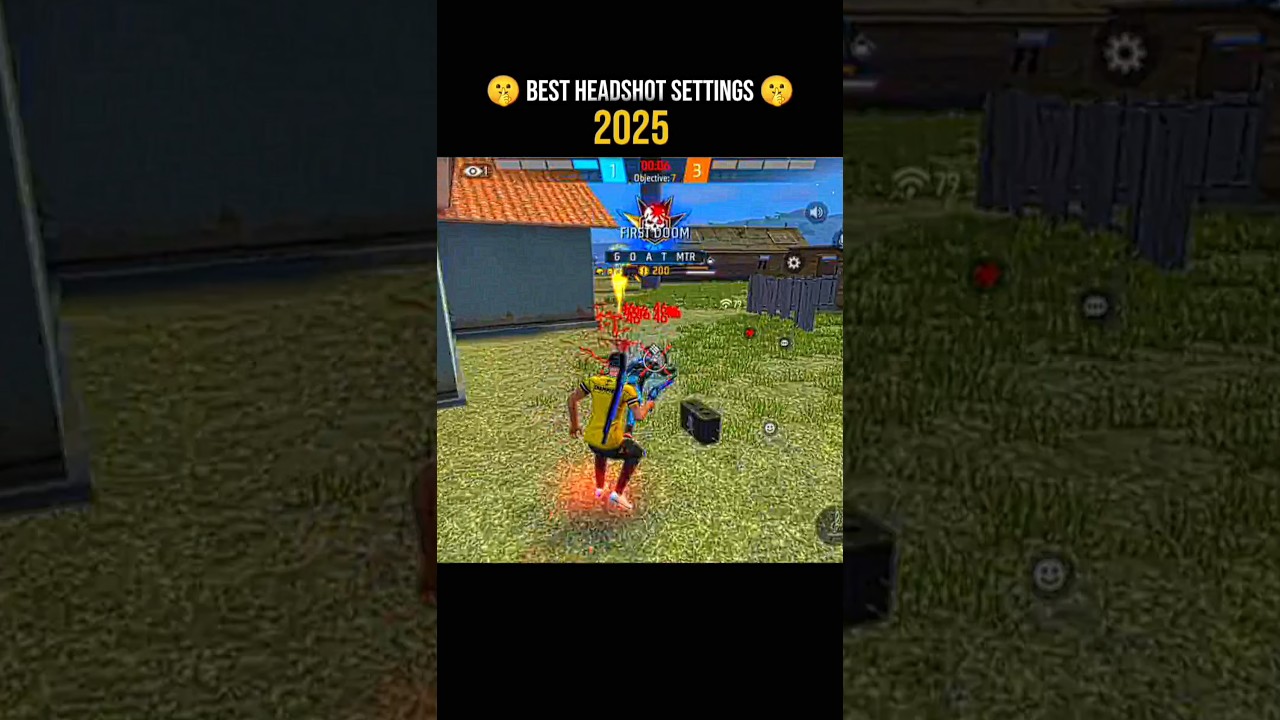 😱 BEST HEADSHOT SETTINGS 2025 🔥 100% One Tap + No Recoil 👑 | Free Fire Max