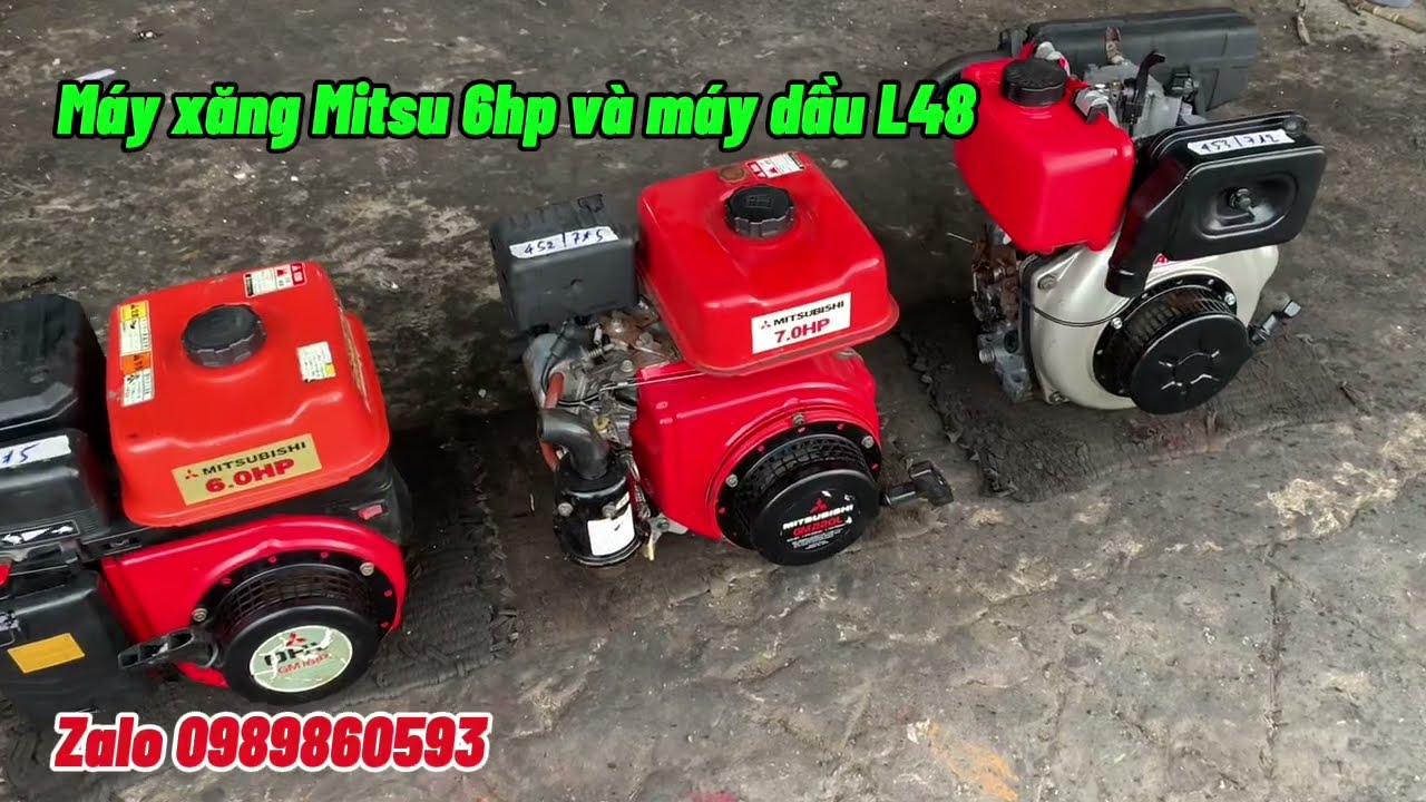 M&aacute;y xăng Mitsubishi GM181. Zalo 0989860593.