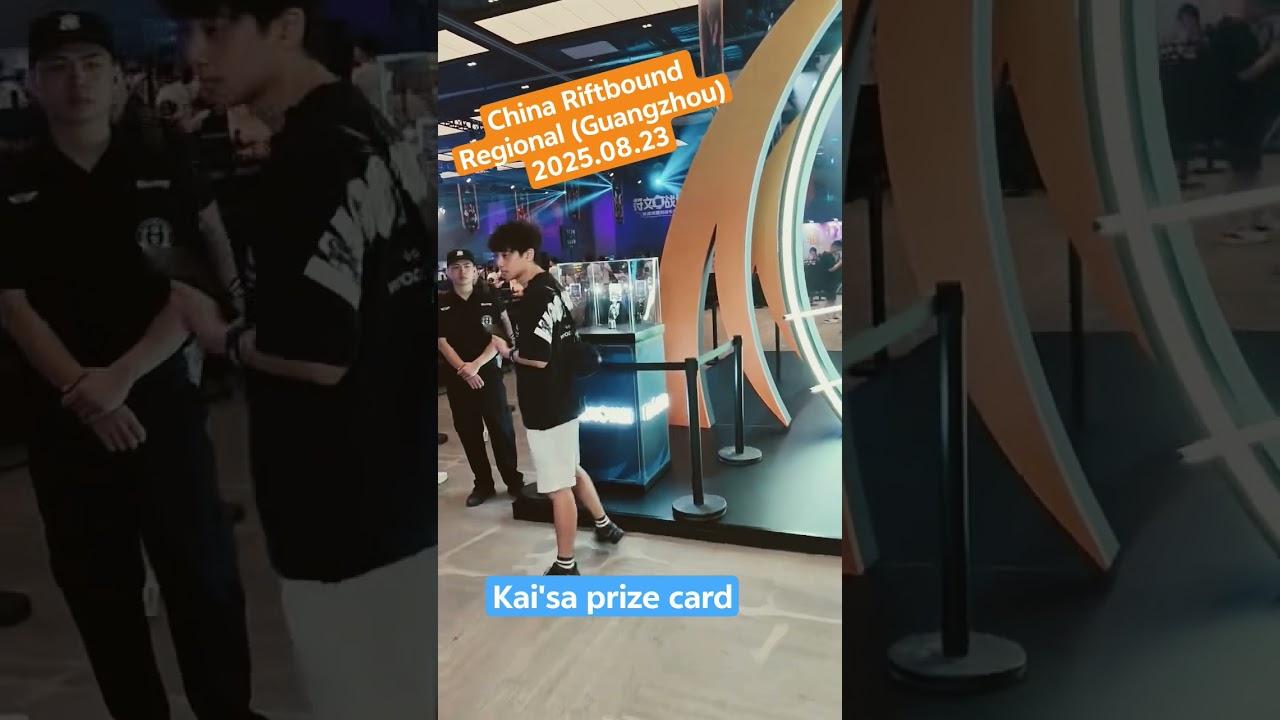 China Riftbound Regional (Guangzhou)2025.08.23 ft.Kai'sa prize card!