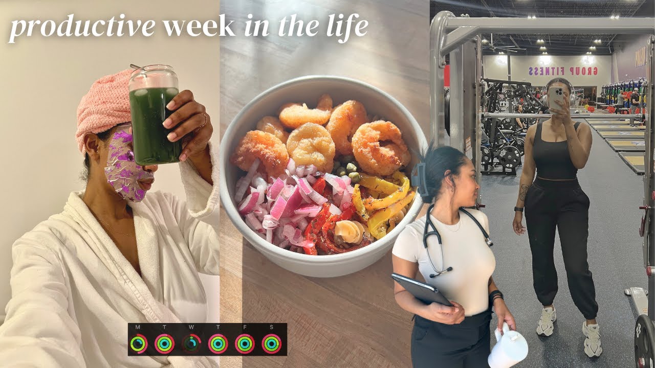 productive week in the life of a NP student | creating healthy habits