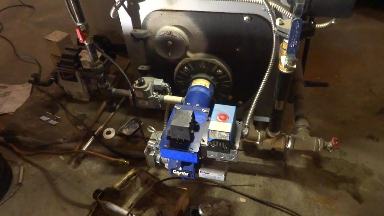 carlin gas conversion burner install