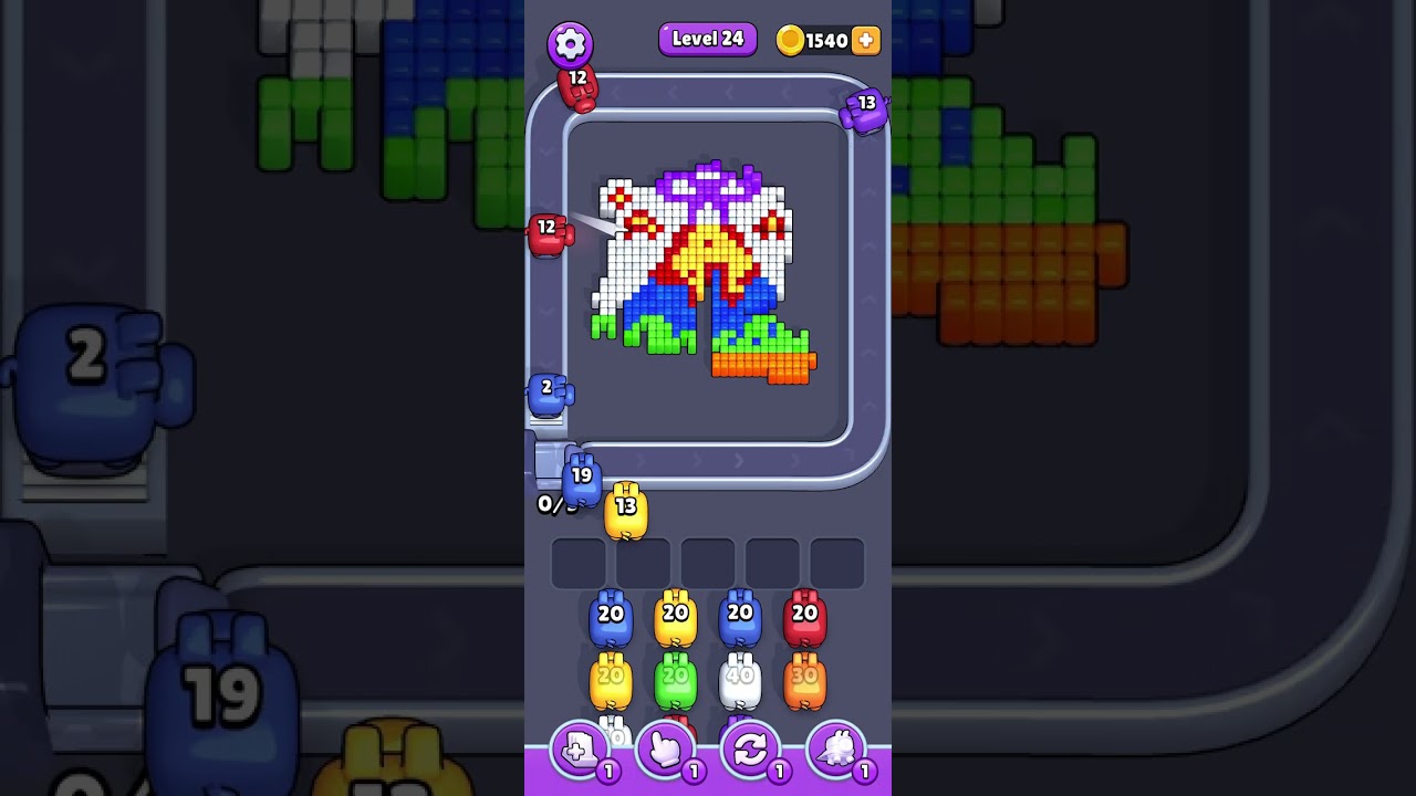 Pixel flow level 24 hard slow speed 