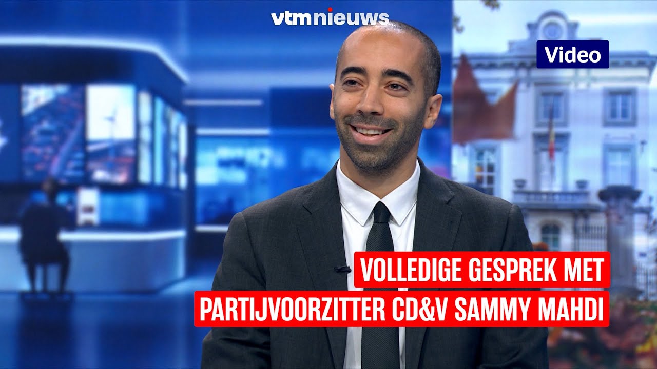 Volledig studiogesprek met CD&V-voorzitter Sammy Madhi op 16 november