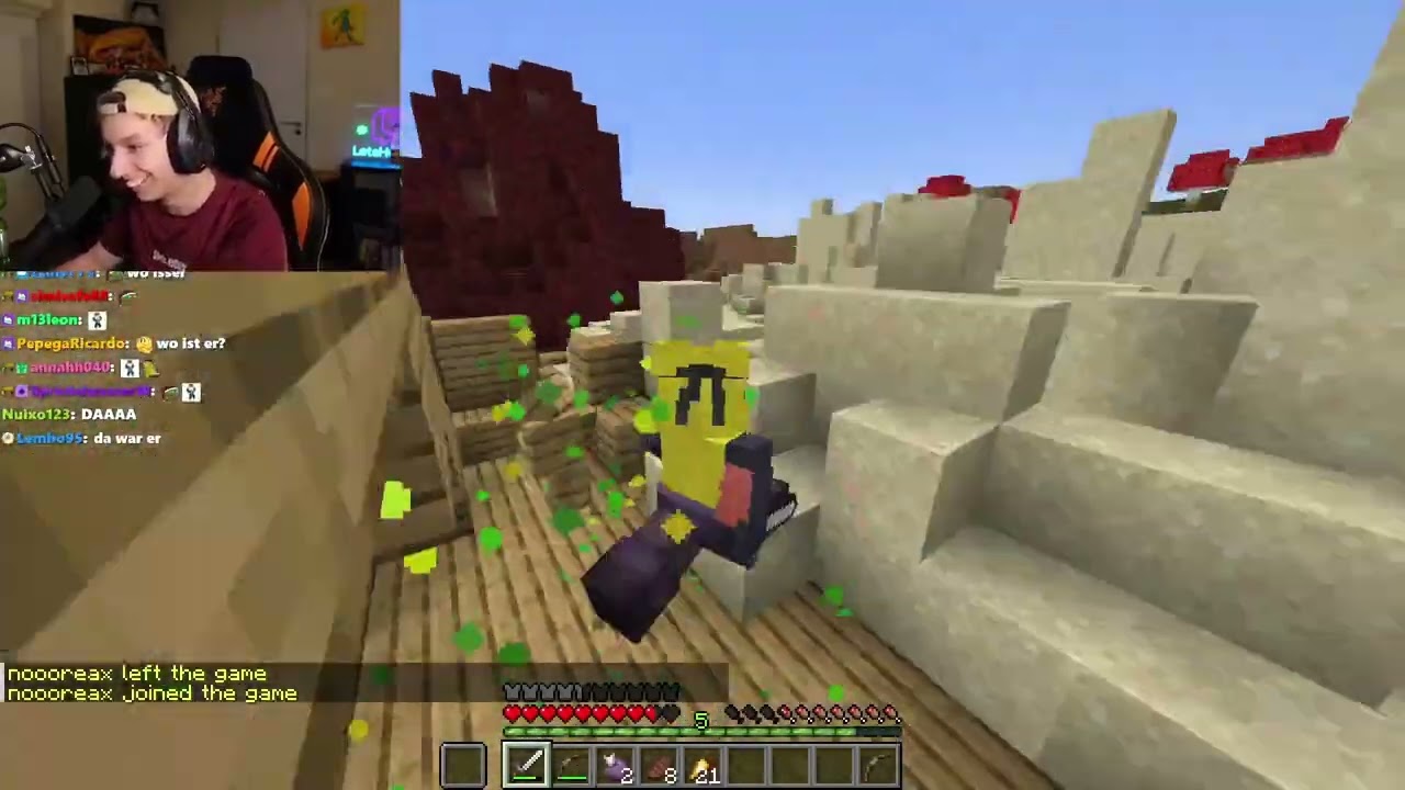 Hugo killt gomme und er macht den gommemode...
