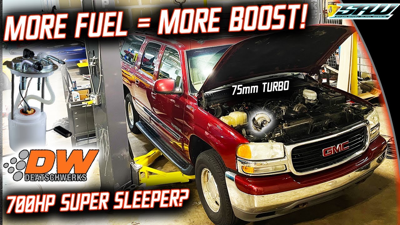 Ready For More Power! Boosted 5.3L Yukon XL DW400 Fuel Pump Install (Uncle Rob Ready To Turn Up!)