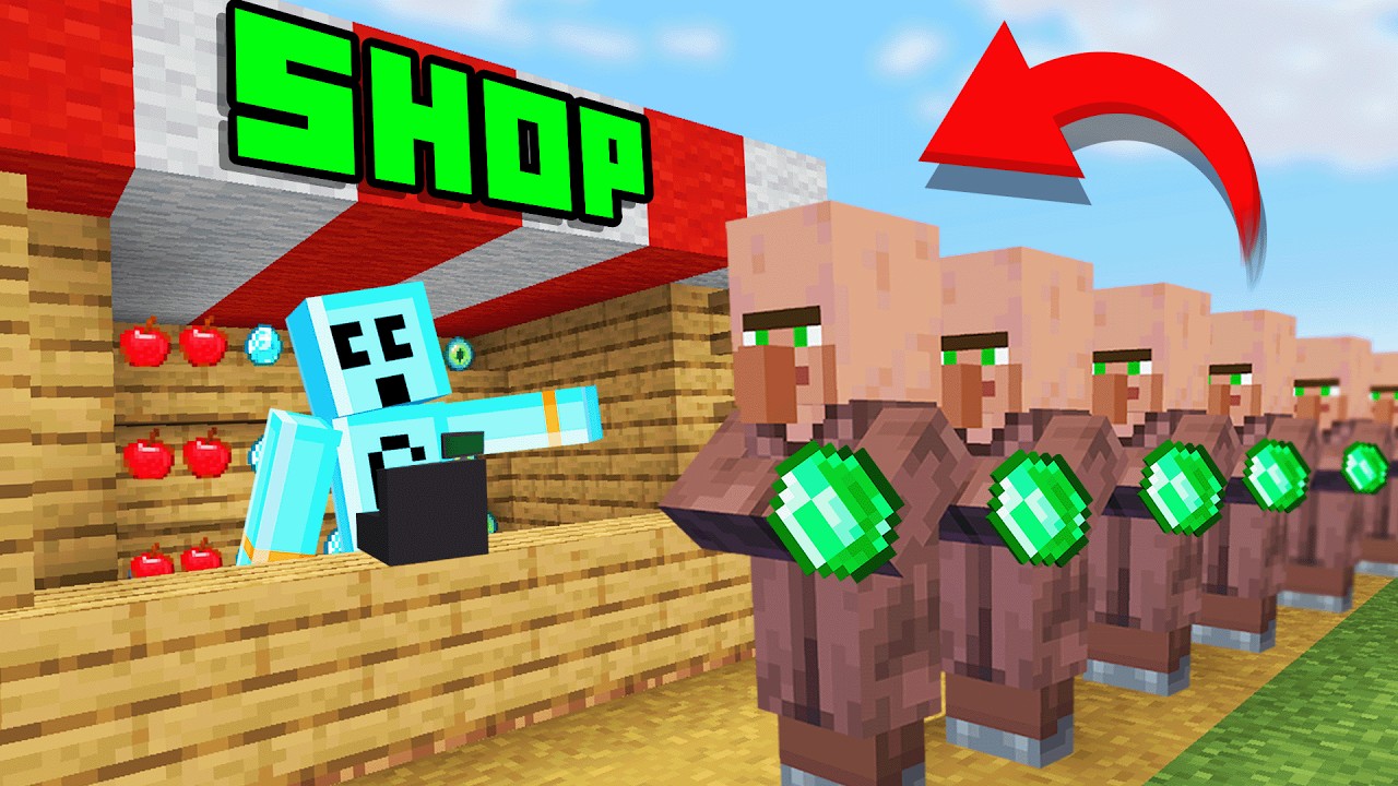 Minecraft but I Own a Shop